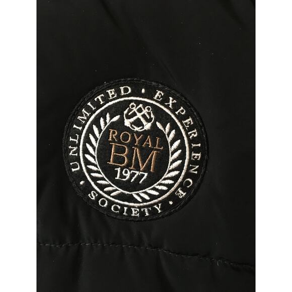 Bonita Men Unlimited Express Society Royal BMW 1977 XXL Quilted Goose Down Vest - Picture 2 of 11